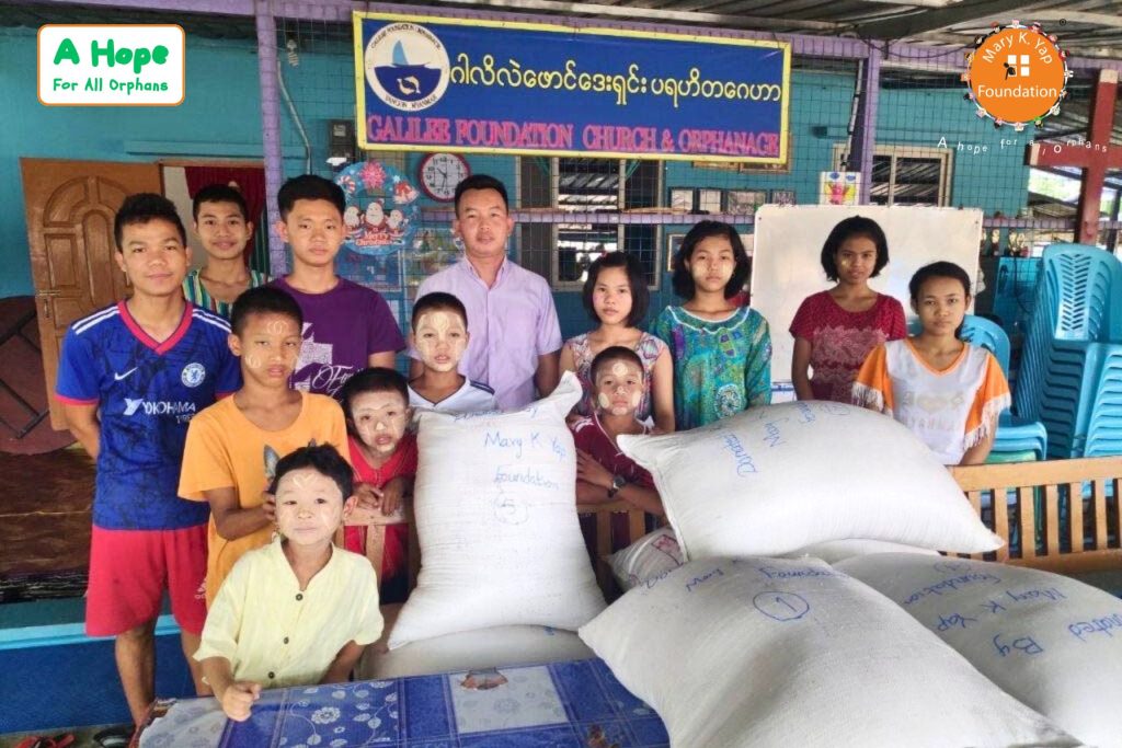 Rice Aid for Essential Nourishment at the Gailee Orphanage